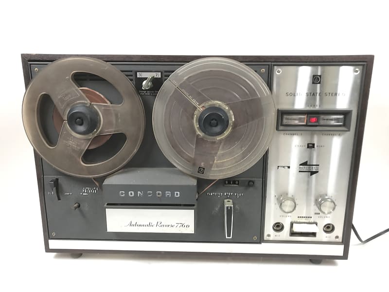 Vintage Concord 776D Solid State Stereo Reel-to-Reel Player  			