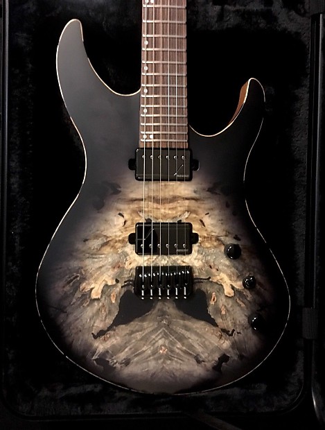 【2025春夏新色】 6 Modern Romulus Custom USA Acacia Buckeye Burst Black Burl ギター