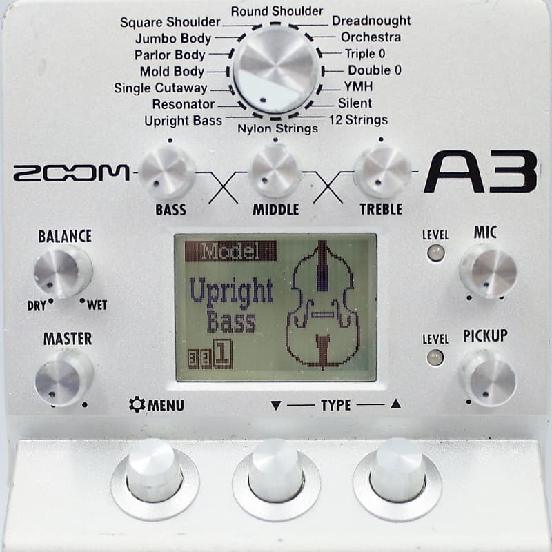 Zoom A3 Acoustic Guitar Preamp and Multi-Effect