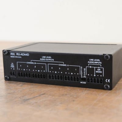 RDL RU-ADA4D Audio Distribution Amplifier (No Power Supply Included) CG00NZ3 image 4