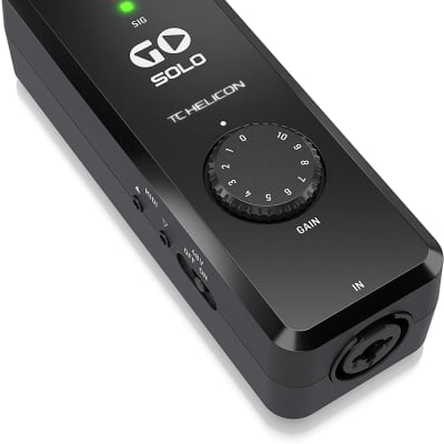 TC Helicon GO SOLO High-Definition Audio/MIDI Interface for Mobile Devices image 2