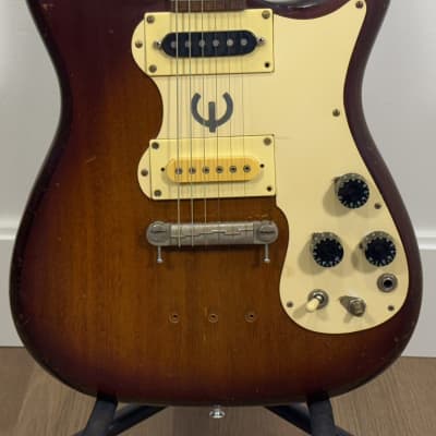 Epiphone Olympic Double Batwing Headstock with Maestro 1963- 1970 - Sunburst image 2