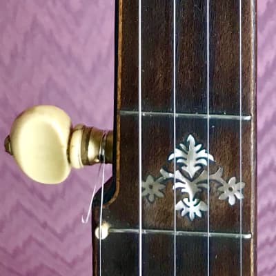 Orpheum #3  Five String Banjo Mahogany Circa 1925 image 14