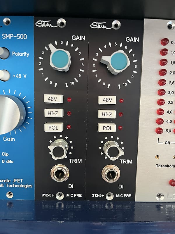 Stam 312+ Dual Stage API Clone Preamps (PAIR) Reverb