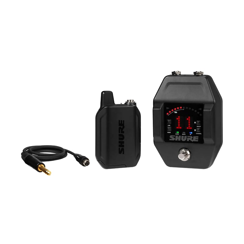 Shure GLXD16+ Digital Wireless Guitar Pedal System, Z3 2.4, 5.8 GHz image 1