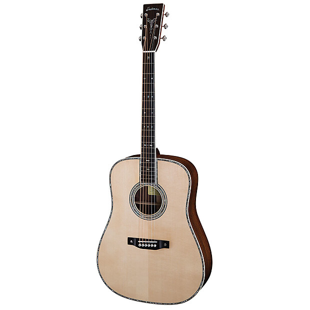 Eastman E40D 40 Series Adirondack Spruce/Rosewood Dreadnought Natural image 1