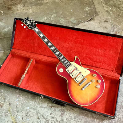 Greco Ace Frehley EG-600 1979 Cherry Sunburst original vintage mij japan  fujigen les paul custom HB | Reverb