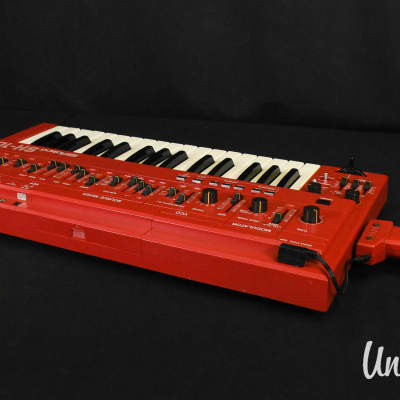 Roland SH-101 Red Vintage Monophonic Synthesizer W/ MGS-1 Modalation Grib image 19