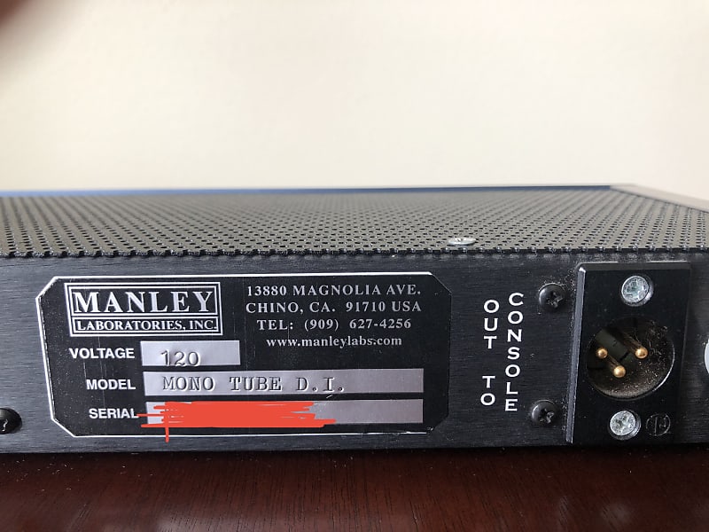 Manley Labs Tube Direct Interface DI | Reverb