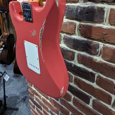 Fender  Custom Shop Stratocaster  Namm 2017 Limited Edition '56 Relic In Aged Fiesta Red image 13