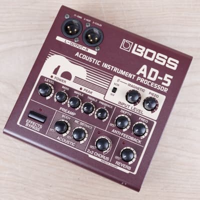 Reverb.com listing, price, conditions, and images for boss-ad-5-acoustic-instrument-processor