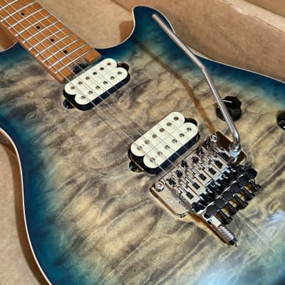EVH Wolfgang Special QM Electric Guitar - Indigo Burst image 7