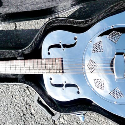 REGAL RC-2 Reso Resonator Round Neck Acoustic Guitar w Hardshell Case - Mint Cond - Free Shipping image 9