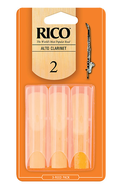 Rico RDA0320 Alto Clarinet Reeds - Strength 2.0 (3-Pack) image 1