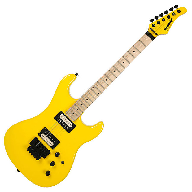 Yellow kramer guitar discount
