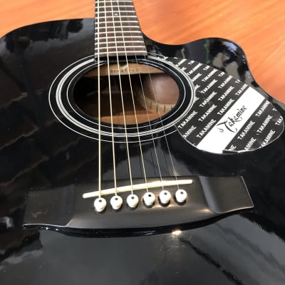 Takamine EG330GC Cutaway [Refurbished] Black Gloss Finish Acoustic Guitar image 4