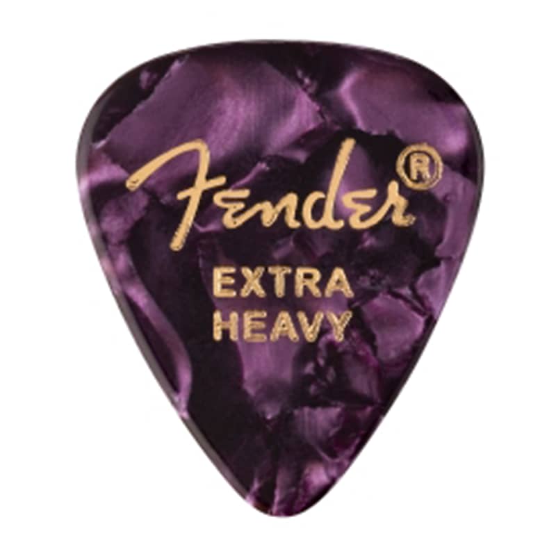 Fender Purple Moto Extra Heavy 4 Pack (48) Bundle image 1
