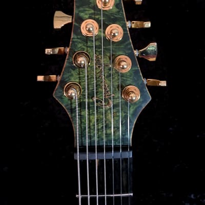 Grainger Guitars  Apollo 7 String, Lizard Green Seven String image 13
