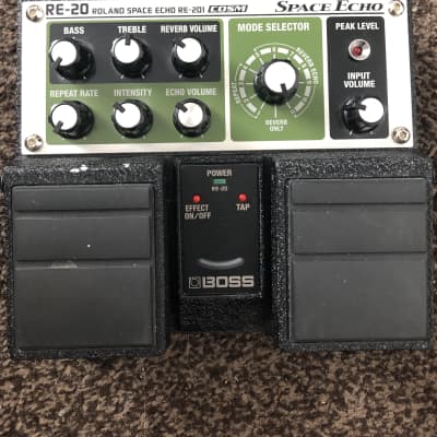 ギター BOSS RE-20 伝説のテープ・エコーをシミュレートしたギター用エフェクター BOSS RE-20