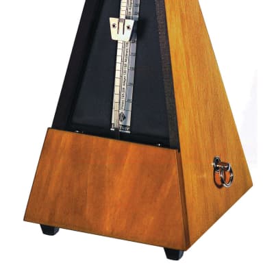 Wittner 803M | 800/810 Series Metronome. Wood Casing Walnut Coloured. No Bell image 1