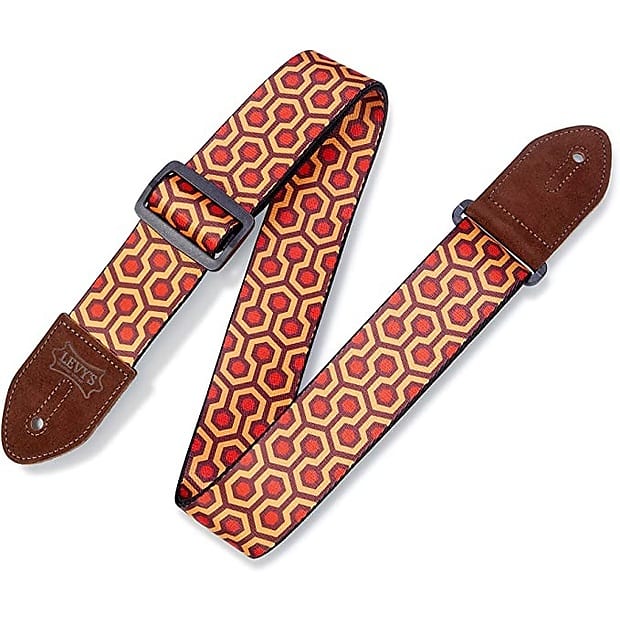 Levy's MP2-007 2" Polyester Guitar Strap - Hex Design image 1
