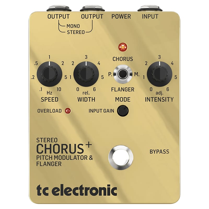 TC Electronic SCF Gold SE Special Edition Stereo Chorus + Pitch Modulator &  Flanger Reissue