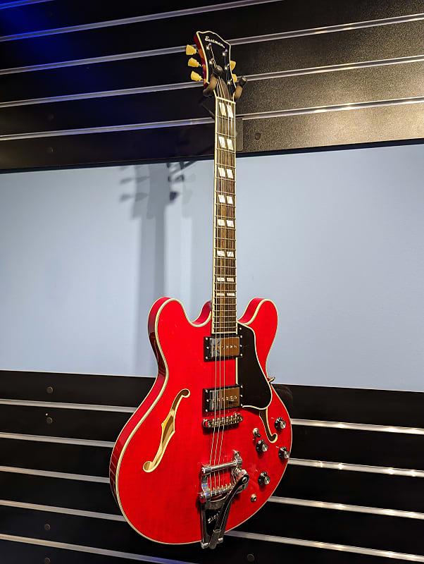 Eastman T486B-RD Thinline Guitar w/ Hardshell Case image 1