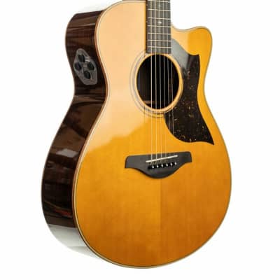 Yamaha ARE AC5R Concert Cutaway Acoustic-Electric Guitar - Vintage Natural image 2