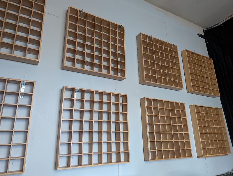 Custom Wooden Open Grid Acoustic Diffusers - Birch | Reverb