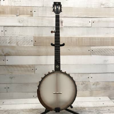 OME USA Eclipse 11" Curly Maple 5-String Open Back Banjo w/Scoop, Hard Case image 4