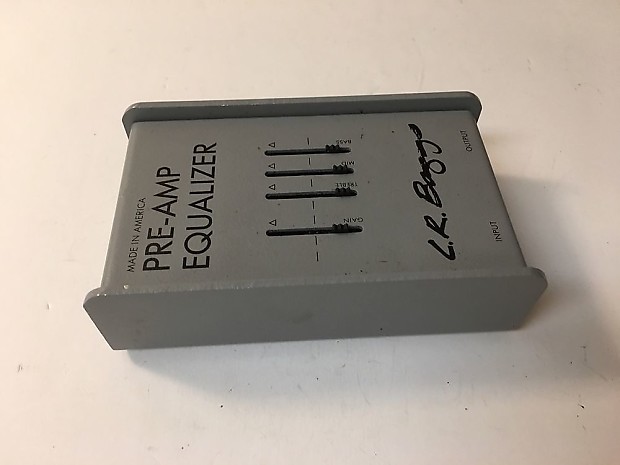 L.R. Baggs Pre Amp Equalizer EQ Rare Vintage Acoustic Guitar