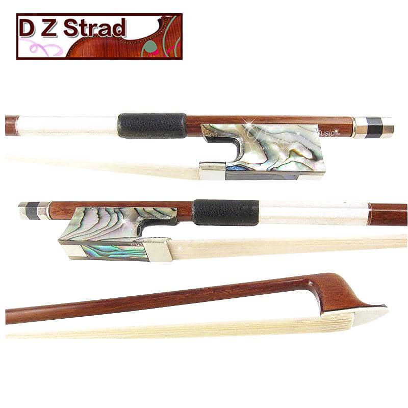 D Z Strad Pernambuco Violin Bow Model 701 with Abalone Frog Full Size 4/4 (4/4 - Size) image 1