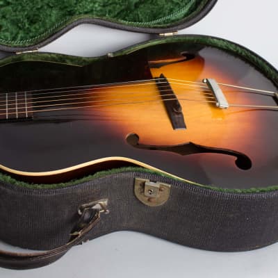 Gibson  L-30 Arch Top Acoustic Guitar (1937), ser. #651C-17, black hard shell case. image 12