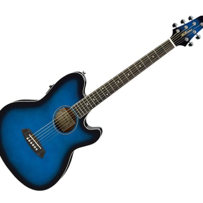 Ibanez TCY10ETBS Talman Acoustic Guitar - Transparent Blue Sunburst for sale
