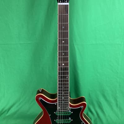 Harley Benton Brian May Red Special Deluxe - BM75DLX 2019 Trans Red High Gloss image 3