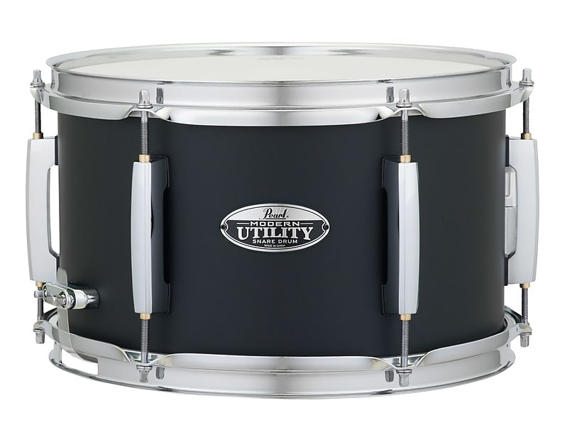 MUS1350M227 Pearl Modern Utility 13x5 Maple Snare Drum SATIN BLACK image 1