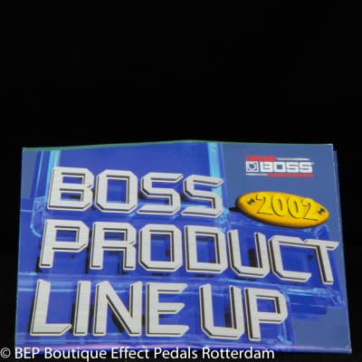 Boss Product Line Up 2002