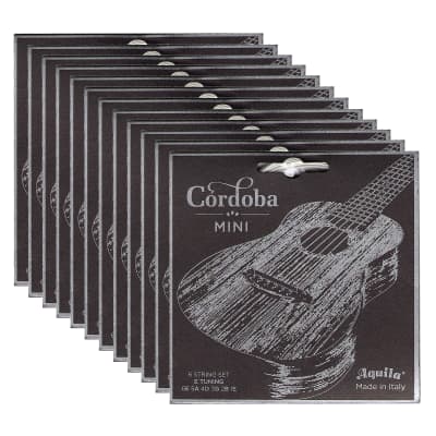 Cordoba Mini String Set 31-48 E Tuning 12 Pack Bundle for sale