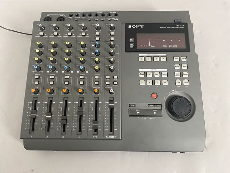 Sony mdmx4 minidisc multitrack recorder grau Reverb