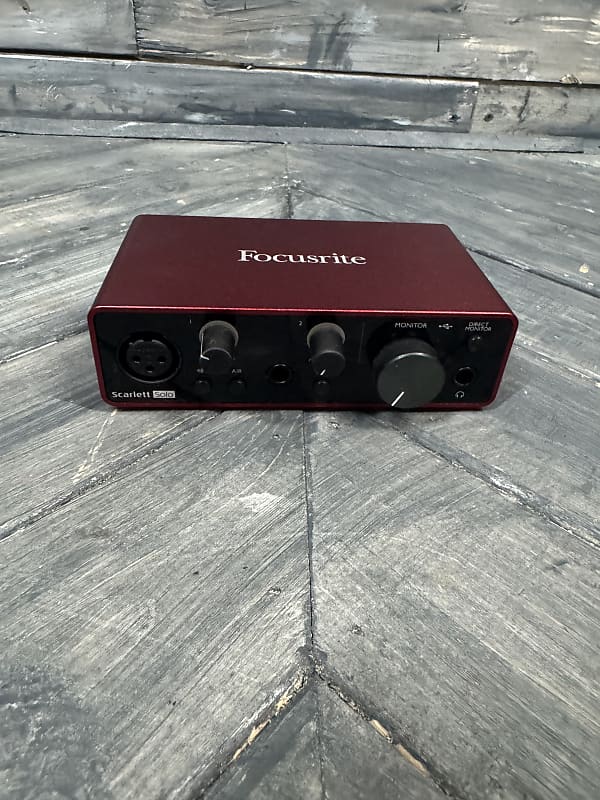 Focusrite Scarlett Solo 3rd Gen USB Audio Interface | Reverb