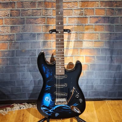 Mahar S-Style Electric Guitar w/ Graphic for sale