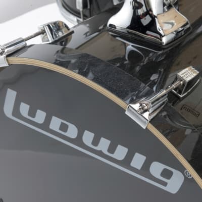 Ludwig LCEE20016EXP Element Evolution 5-Piece Drum Set with Hardware, Black Sparkle image 5