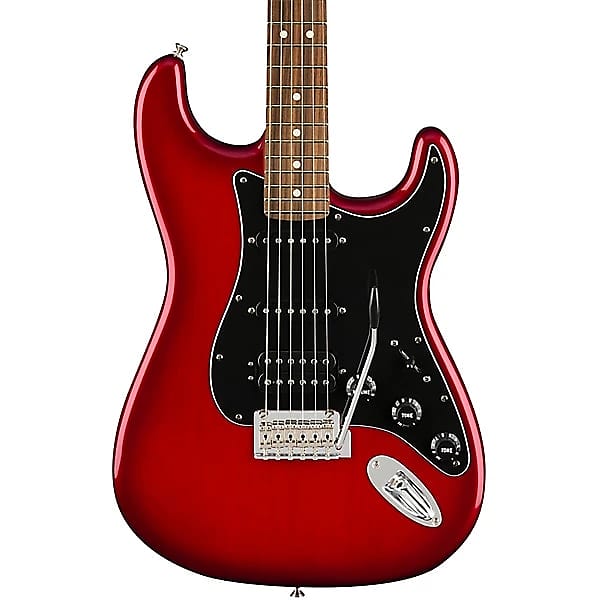 Fender  Player Stratocaster HSS Pau Ferro Fingerboard Limited-Edition Electric Guitar  2024 - Candy Red Burst image 1