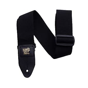 Ernie Ball Polypro Guitar/Bass Strap Black image 1