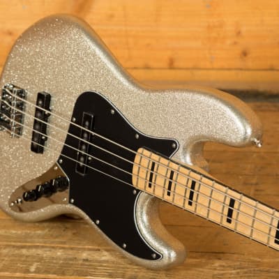 Fender Limited Edition Artist Mikey Way Jazz Bass | Maple - Silver Sparkle *B-Stock* image 5