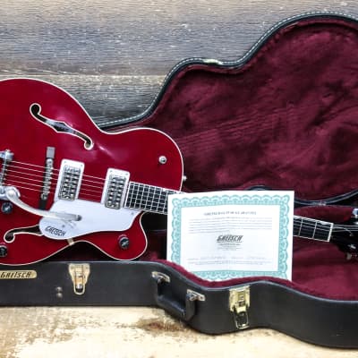 Gretsch G6119 Chet Atkins Tennessee Rose Deep Cherry Stain Electric Guitar w/Case image 12