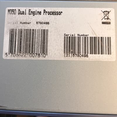 TC Electronic M350 Effect / Reverb Processor 2010s Silver/Black image 5