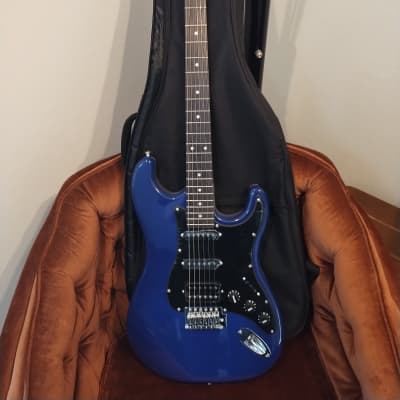 Indio Stratocaster Electric Guitar - Blue image 1
