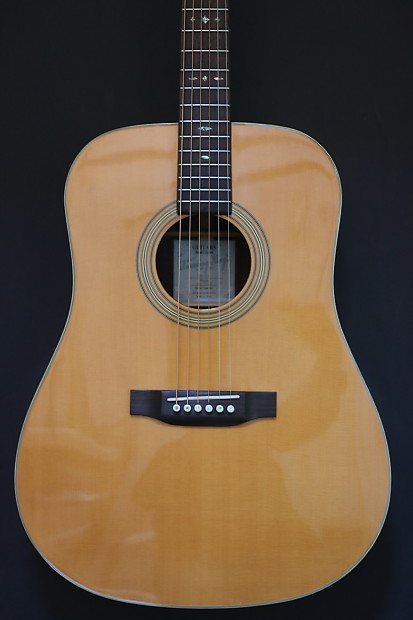 Recording King RD-27 Dreadnought Acoustic Natural