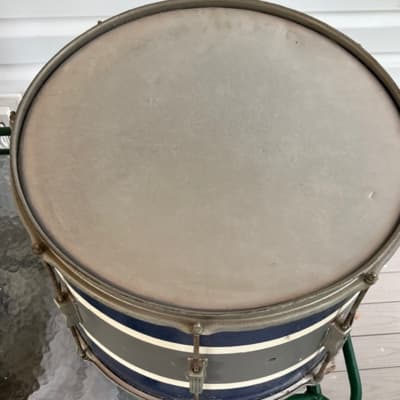 Ludwig Vintage 60's 70's Ludwig 17” Marching Field Drum PROJECT Nickel Hardware image 3